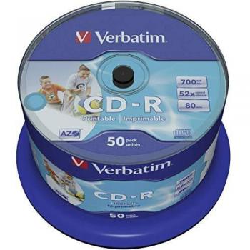 Best Price Square CD-R,Wide Printable,Cake, X50, Verb 43438 by VERBATIM