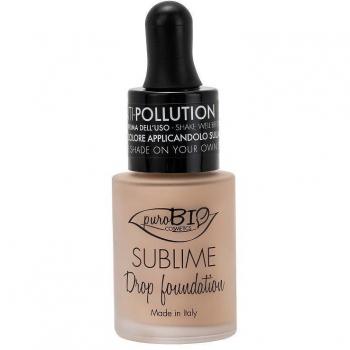 PuroBIO Sublime Drop Liquid Foundation SPF 10 - Shade 02 Yellow, 19g