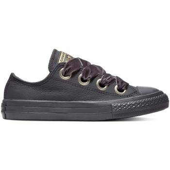 Converse CTAS Big Eyelets, Zapatillas de Deporte Unisex niño, Negro Almost Black 049, 32 EU