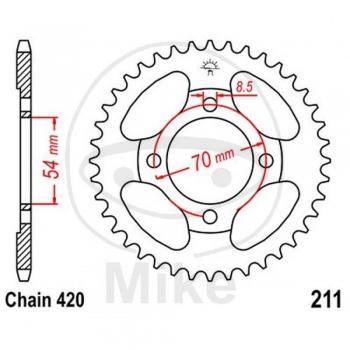 jt-sprockets JTR 211 – 38 piñón