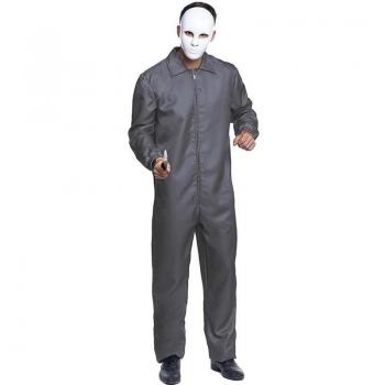 Disfraz Unisex Adulto Superhéroe, Militar, Insecto, Animal, Fantasía, Profesional y Deportivo - Mono Laboral Gris para Hombre para Carnaval, Halloween, Fiesta de Teatro y Cumpleaños