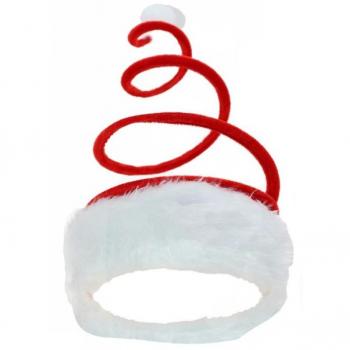 Partilandia Gorro de Papá Noel de Muelle Espiral