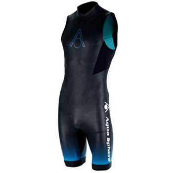 Traje neopreno corto Aqua Sphere Aquaskin V3 negro azul - M