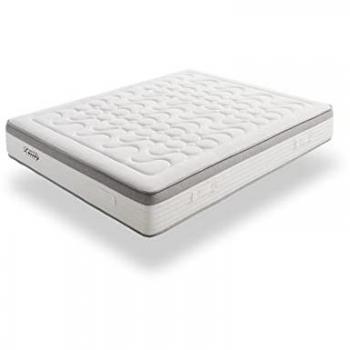 Colchón Viscoelástico Hotel 5 Estrellas Antibacterial Altura 30 cm Con Núcleo HR Premium y Acolchado Visco Gel - 135x200 cm