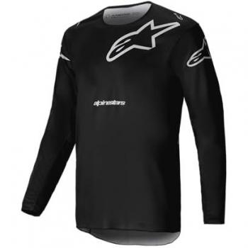 Alpinestars Racer Graphite Motocross Jersey - Black Gray - 2XL