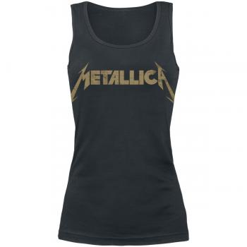 Metallica Hetfield Iron Cross Guitar Top Mujer Negro L