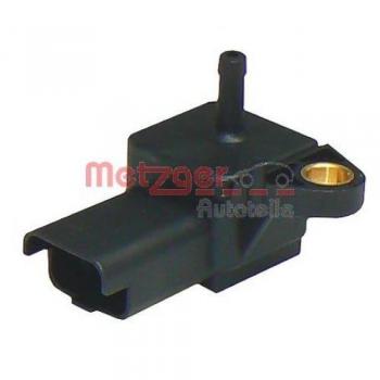 Sensor de presión del colector de admisión METZGER 0906072 para CITROËN C5 I, C8 II, Jumpy I Van y PEUGEOT 806 MPV, Expert I