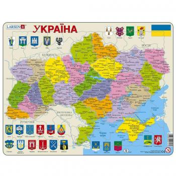 Puzzle Político de Ucrania Larsen (K57-UA) - 82 Piezas