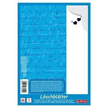 Bloc de papel secante A5, 10 hojas, 80 g/m², blanco