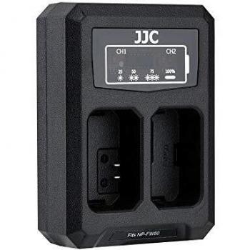 JJC DCH-NPFW50 USB Dual Battery Charger for Sony NP-FW50