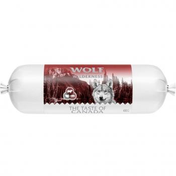 Wolf of Wilderness The Taste Of 6 x 400 g - Salsichas - Canadá - Vaca, pavo, bacalao