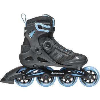 Rollerblade Macroblade 84 BOA W Black/Powder Blue 39 Patines en línea Mujer