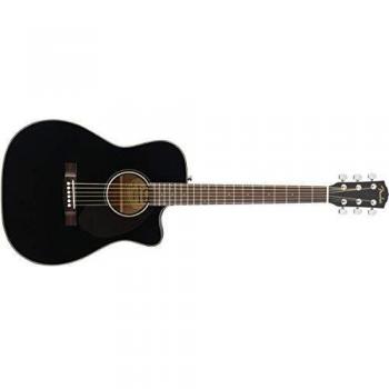 Fender CC-60SCE Black Solid Top Acoustic-Electric Guitar