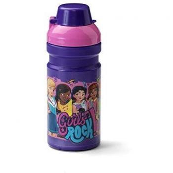 Room Copenhagen 4055 Lego Friends con Taza, Botella de Agua de 350 ml, Morada, Malva