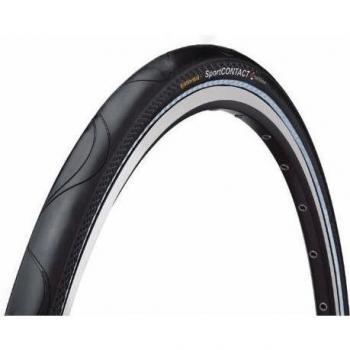 Continental Trekking & City SportContact 3/180 + SafetySystem Breaker - Cubierta de rueda negro black-black skin reflex Talla:26 x 1.6