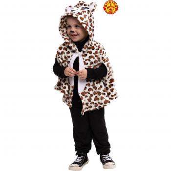 Capa de Súper Leopardo con capucha para niños Rubie's - Disfraz infantil de alta calidad