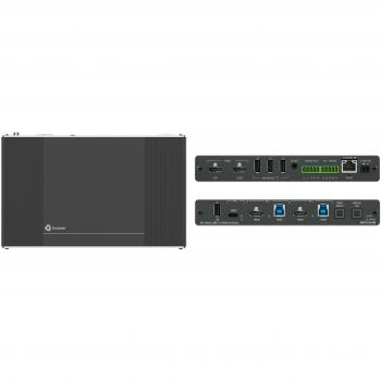 Kramer Electronics SWT3-31-HU - Conmutador HDMI/MiniDP/VGA/USB-C, 3 entradas, 1 salida, compatible con resolución hasta 4K, alimentación externa incluida
