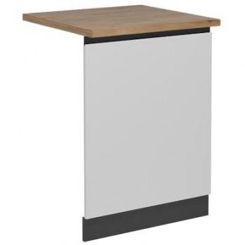 Panel Frontal para Lavavajillas R-Line, Blanco/Antracita, 60 cm, Acabado en Roble