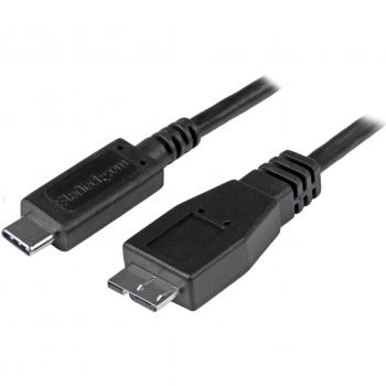 StarTech.com USB C to Micro USB Cable – 3 ft / 1m – USB 3.1 – 10Gbps – Micro USB Cord – USB Type C to Micro USB Cable