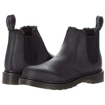 Dr. Martens 2976 Leonore Kids Waterproof Winter Boots - Black - Size 12