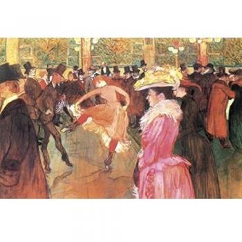 1art1 Henri De Toulouse-Lautrec Dance In The Moulin Rouge, 1890 Fotomural Autoadhesivo 180x120 cm