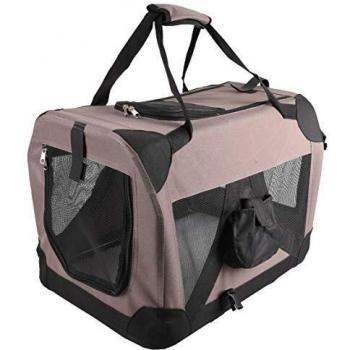 Transportín Plegable para Perro Alix 49cm Color Taupe