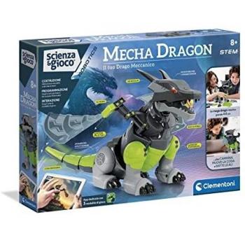 Clementoni Science & Play-Mecha Dragon Robot Ciencia Robotics-Juego Educativo e Interactivo, Multicolor, 19170