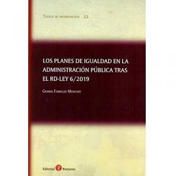 Los planes de igualdad en la Administración pública tras el RDL 6/2019
