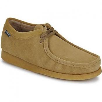 Sebago Men's Beige Laced Flat Shoes Koala Size 8.5 US