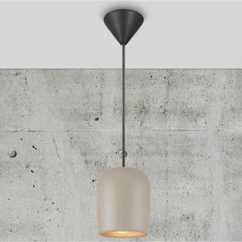Lámpara Colgante Notti 10 Gris E27 - Metal, Diseño Orgánico, Luz Suave, Dimable, IP20