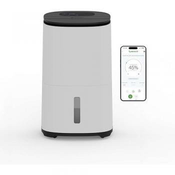 Deshumidificador Purificador de Aire Meaco Dry Arete® Two 20L, HEPA, Control por App, Ultra Silencioso, Bajo Consumo, Secado Rápido para 3-5 Habitaciones