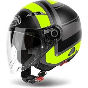 AIROH Jet Casco de Moto City One Wrap Amarillo Mate S