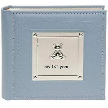 Shudehill Giftware Álbum de Fotos – Mi Primer año Azul Baby Boy Foto album-77802