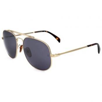 Gafas de sol David Beckham 7004S para hombre, metal dorado, tamaño único