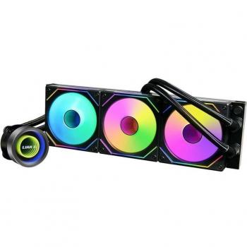 Lian Li Galahad II Trinity SL AIO 360mm ARGB CPU Water Cooler - Black, Advanced Cooling, Customisable Lighting, Easy Installation