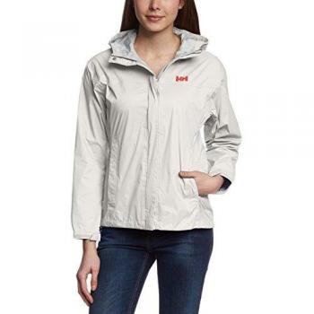 Helly Hansen Jacke Loke Jacket - Chubasquero para mujer, color blanco, talla S