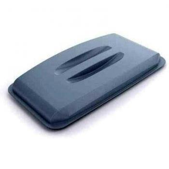 Tapa Rectangular Durabin 60L Gris - Resistente y Apta para Alimentos