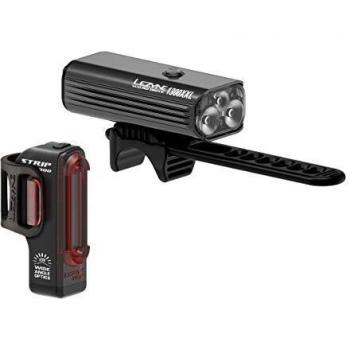 LEZYNE LUZ Macro 1300XL / Strip Pro PAR, Adultos Unisex, Negro, Estandar