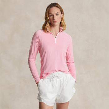 Polo Golf Ralph Lauren - Jersey de mujer de punto elástico con cremallera Polo Golf Ralph Lauren