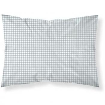 Funda de Almohada Kids&Cotton Vichy Azul 30 x 50 cm 100% Algodón