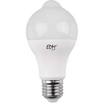 Bombilla LED con Sensor Crepuscular y de Presencia E27 12W 3200K - Encendido Automático