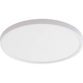 Plafón LED Smart Denora de Lindby, blanco, RGB, CCT, Tuya, moderno, hecho de plástico para salón y comedor (1 llama)
