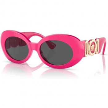Versace Ve4426bu col. 536787 Donna Rotonda Fucsia Sunglasses, Purple, Pink female, Size: 54 MM with Original Accessories