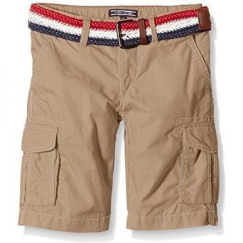 Tommy Hilfiger Kids Manuel Cargo Short Shorts, Beige, 12 para Niños
