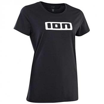 Camiseta de Manga Corta ION Logo DR para Mujer, Color Negro, Secado Rápido, Talla S