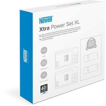 Cargador Doble Newell DL-USB-C con 2 Baterías NP-FW50 para Sony