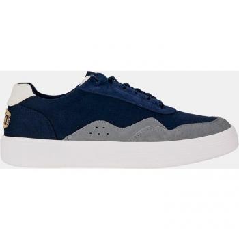 HeyDude Zapatillas Hudson M Canvas - Calzado deportivo de hombre confeccionado en tejido y detalles de ante