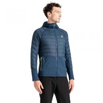 Dare2B Chaqueta Híbrida Descendente para Hombre, Azul, XL