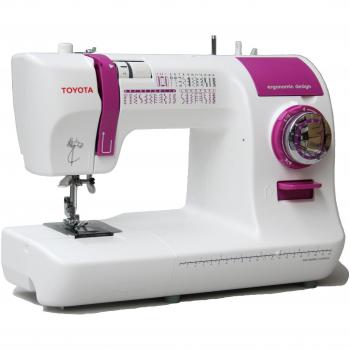 Toyota ECO34A - Máquina de coser con 34 programas, 85 W, color blanco y lila