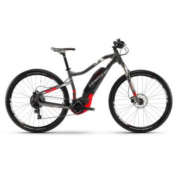Haibike Sduro hardnine 3.0 E-Bike 500 WH S de Mountain Bike Titan/rojo/blanco, color titan/rot/weiß, tamaño 45 - M